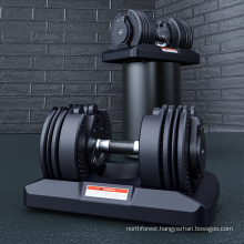 Fitness Rubber Weight Training All Steel Gym Neoprene Vinyl Black Painted Dumbbell